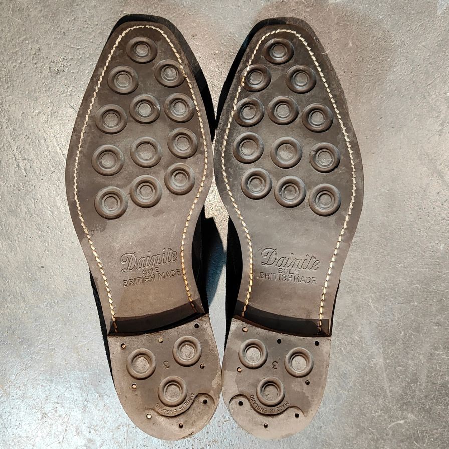 【CROCKETT&JONES】クロケット&ジョーンズ TETBURY チャッカブーツ スエード ブラック UK6E