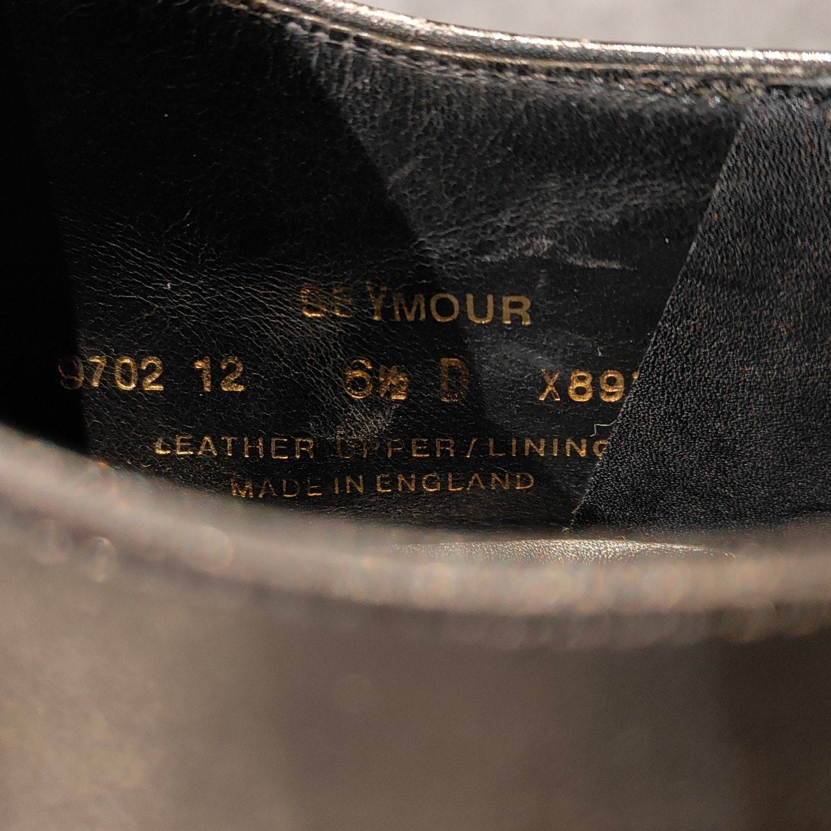 【CROCKETT&JONES】クロケット&ジョーンズ セイモア ダブルモンク カーフ ブラック サイズUK6.5D 337ラスト