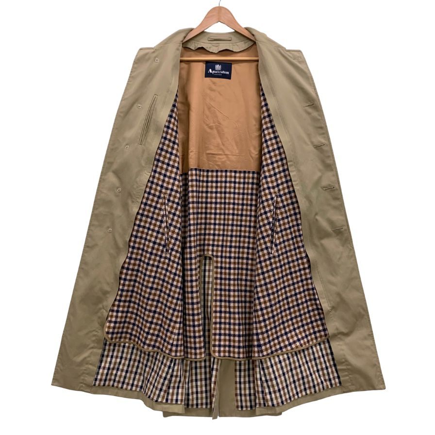 【Aquascutum】アクアスキュータム ステンカラーコート サイズ
