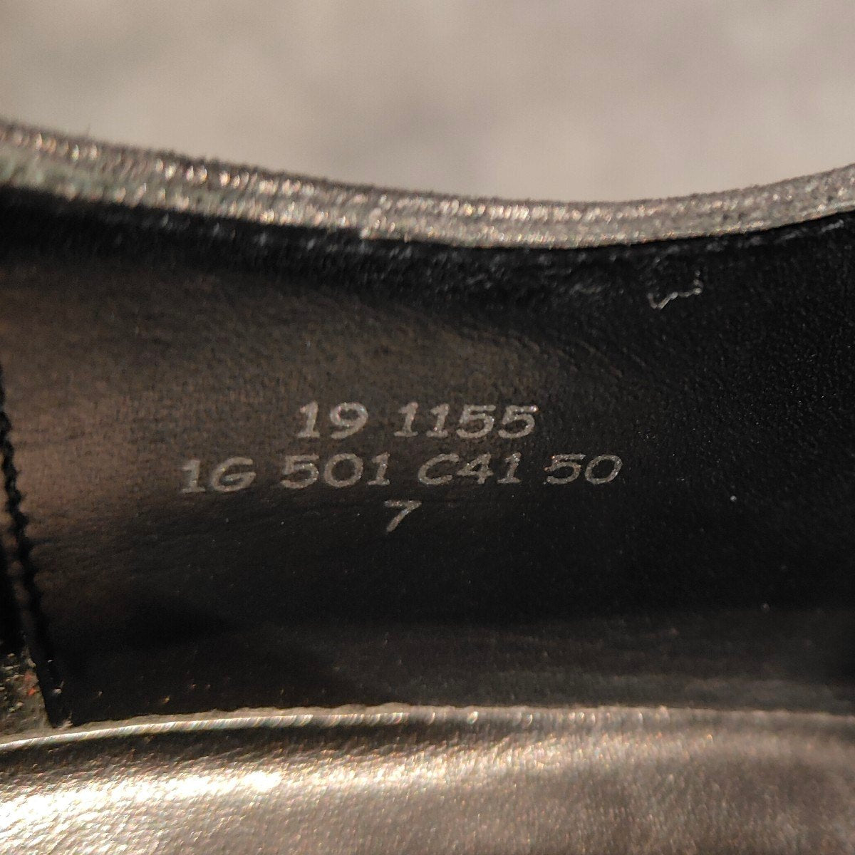 極美品 【J.M.WESTON】ジェイエムウエストン ユージーンゴルフ Uチップ スエード ブラック サイズ UK7 1Gラスト