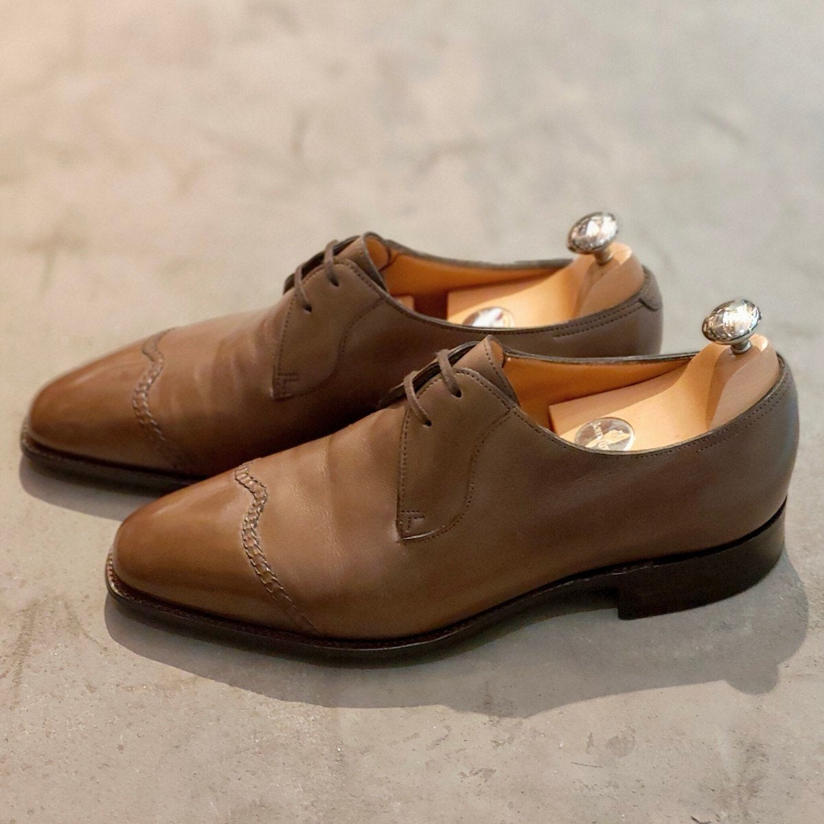 希少 使用数回 【JOHN LOBB】ジョンロブ 2002イヤーモデル ブラウン サイズ UK6.5E 8000ラスト
