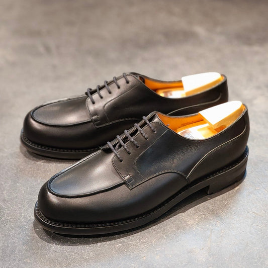 希少 新品未使用 【J.M.WESTON】ジェイエムウエストン 641 ゴルフ Uチップ ロシアンカーフ ブラック サイズ UK9.5C 31ラスト 参考定価¥209,000-