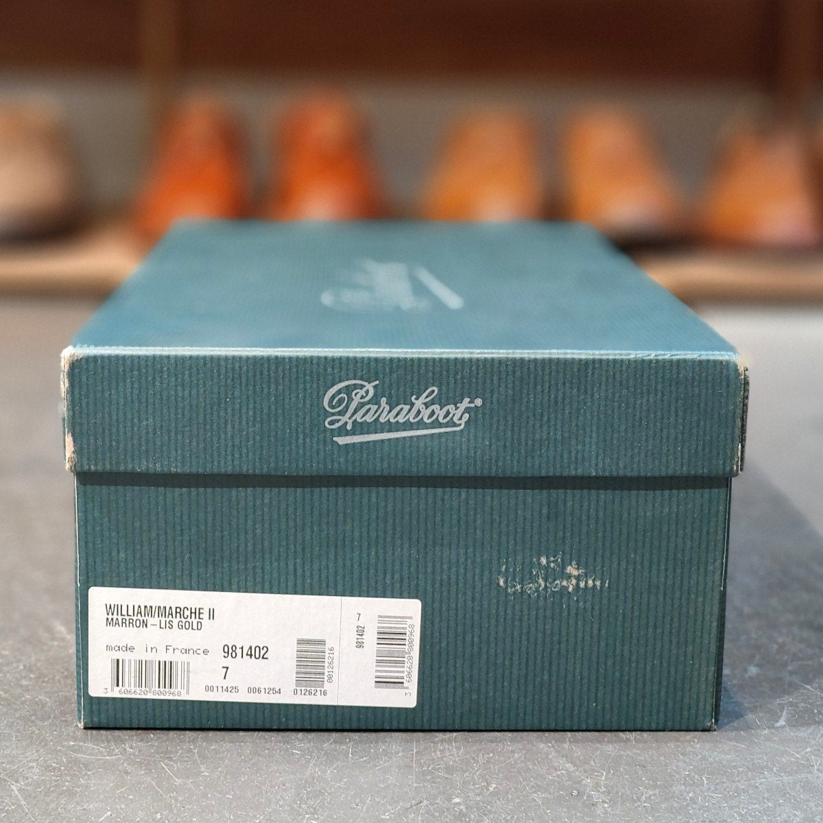 【PARABOOT】パラブーツ WILLIAM ダブルモンクストラップ ブラウン サイズ 7