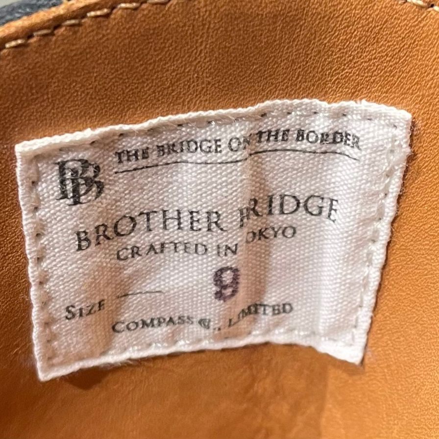 【BROTHER BRIDGE】ブラザーブリッジ ブーツ ブラック(黒) サイズ 9 ラスト