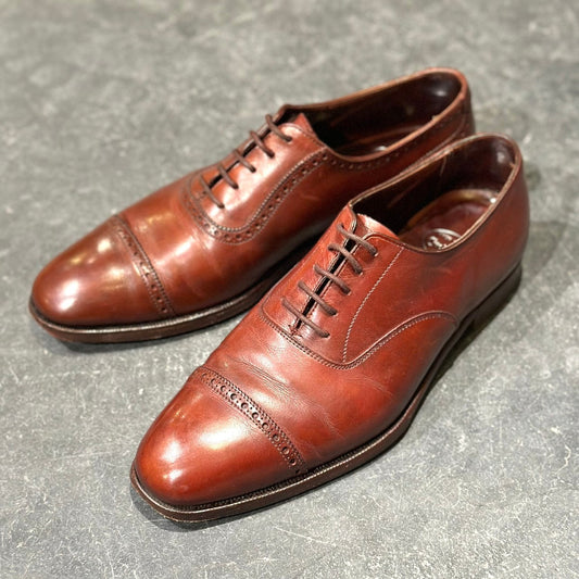 美品【Crockett&Jones】クロケット&ジョーンズ アルバニー アデレード カーフ ブラウンサイズUK6D