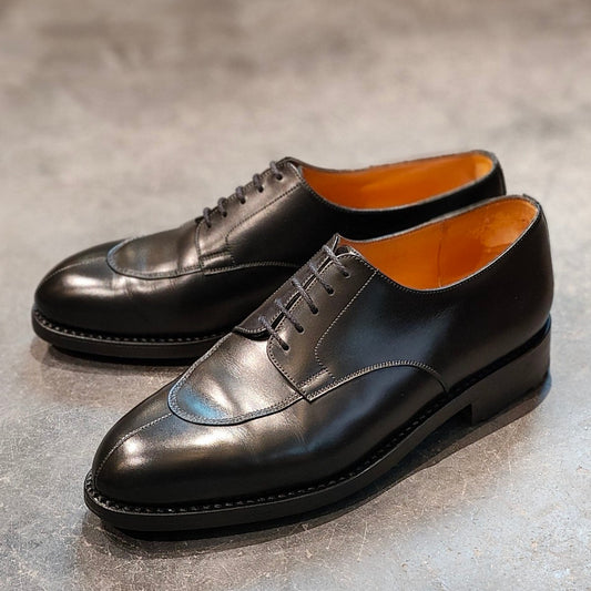 極美品【J.M.WESTON】ジェイエムウエストン 598 ハーフハント Uチップ カーフ ブラック サイズ UK7D 25ラスト参考定価¥176,000-