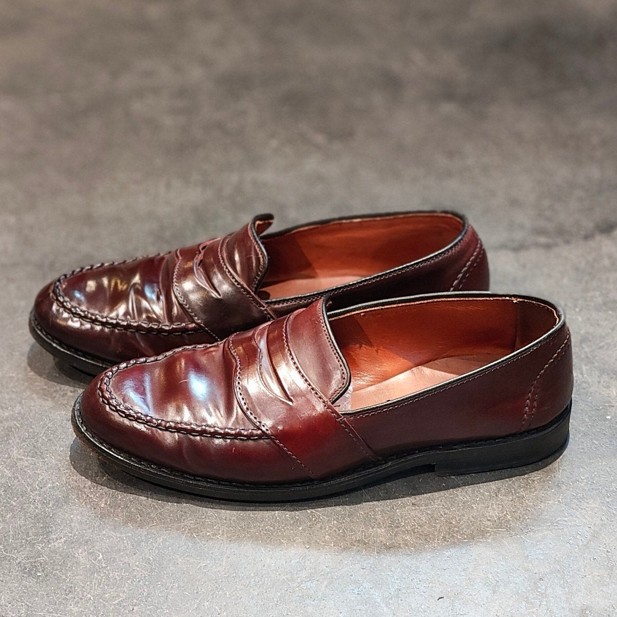 【Allen Edmonds】アレンエドモンズ 4976 パニーローファー コードバン バーガンディ サイズ US7D