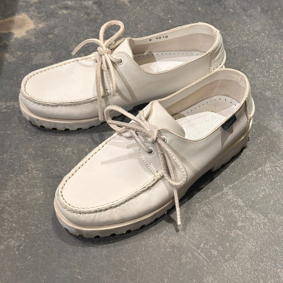 PARABOOT】パラブーツ 1018 アーペントル別注 デッキシューズ カーフ