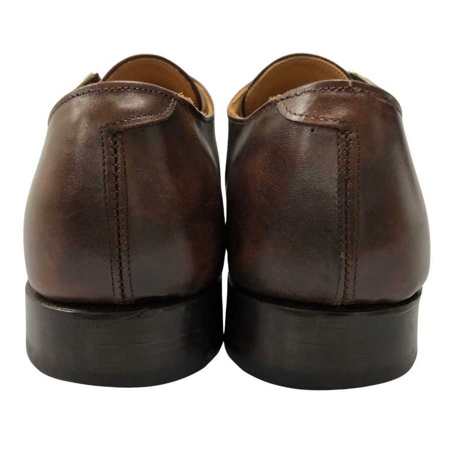 【TRICKERS】トリッカーズ LEWISTON シングルモンク ミュージアムカーフ ブラウン サイズ UK7.5