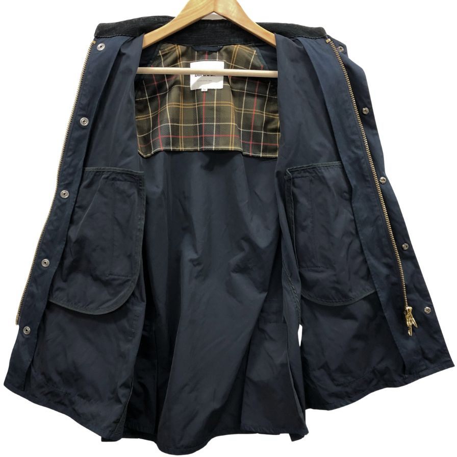 【Barbour】バブアー ビデイルジャケット ノンワックス ネイビー ポリエステル×コットン サイズ36