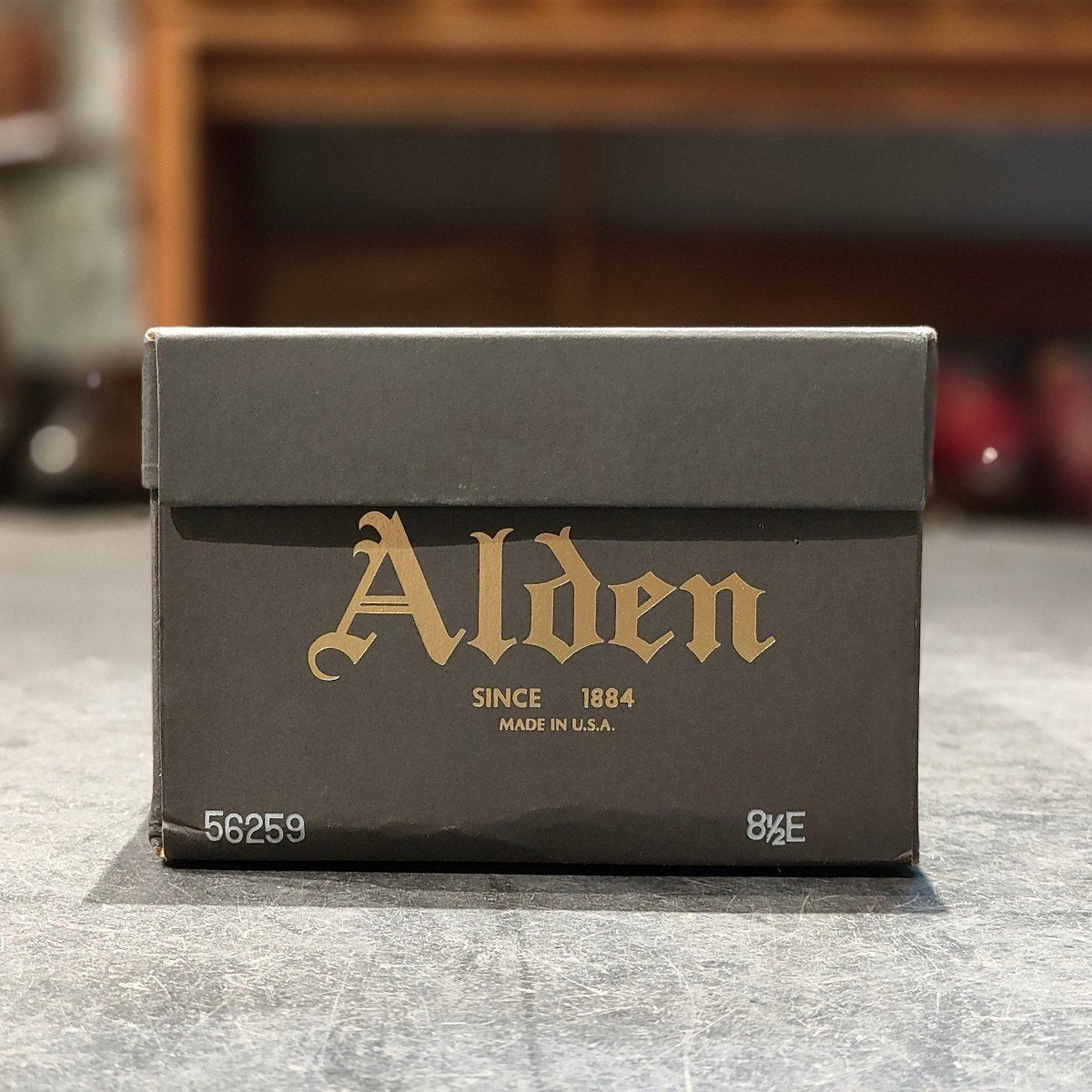【ALDEN】オールデン アナトミカ別注 56259 パンチドキャップトゥ コードバン ダークバーガンディ サイズUS8.5D モディファイドラスト