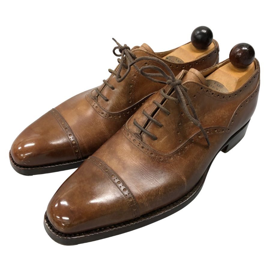 超人気の雑貨店 Vass Shoes】ヴァーシュ ビジネスシューズ ブラウン（茶系 靴