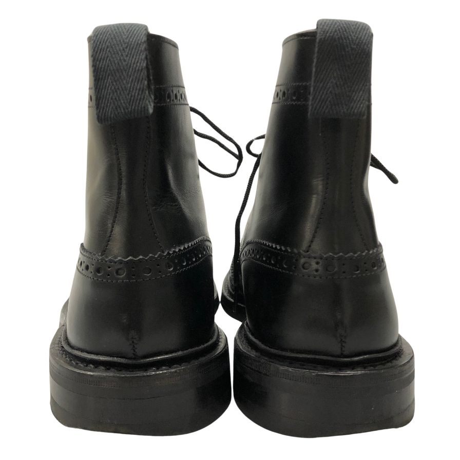 美品【Tricker´s】トリッカーズ 5634 ストウ カントリーブーツ レザー ブラック サイズ UK9