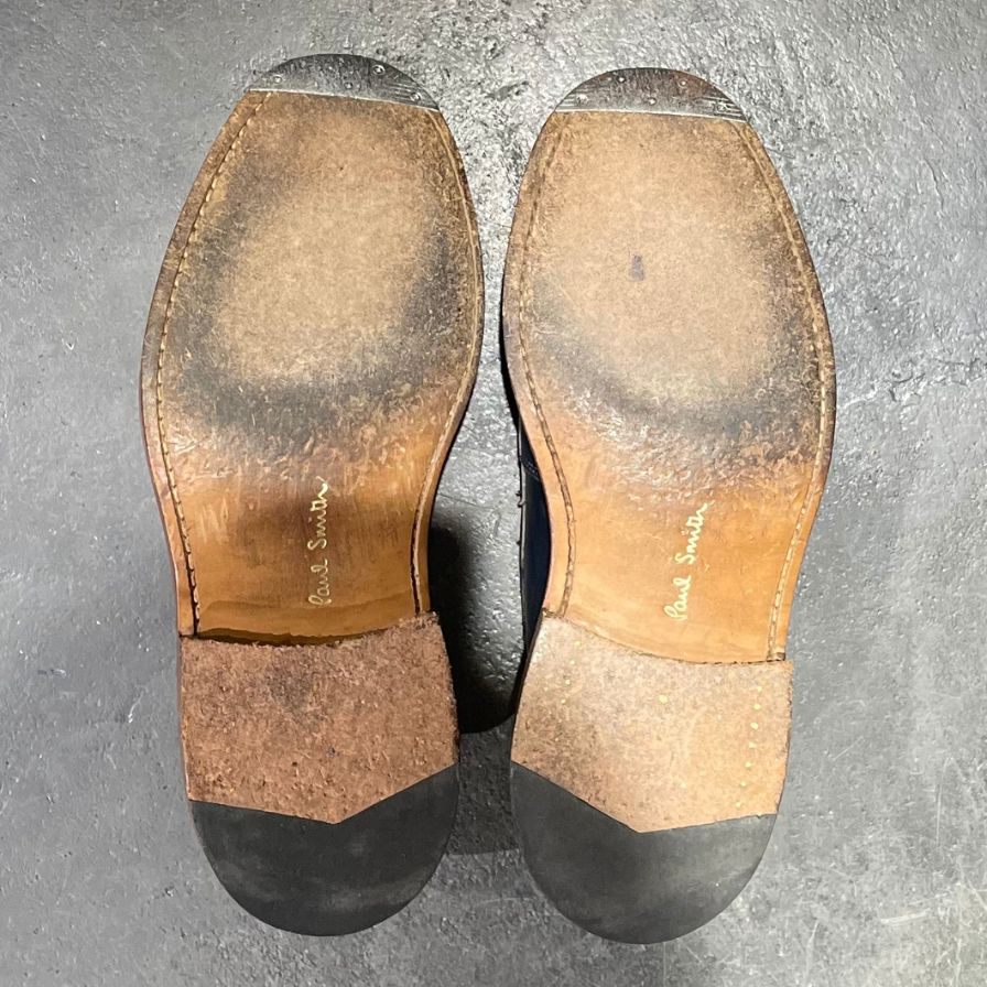 【Tricker’s】トリッカーズ×ポールスミス M7772 タッセルローファー カーフ ネイビー サイズUK7