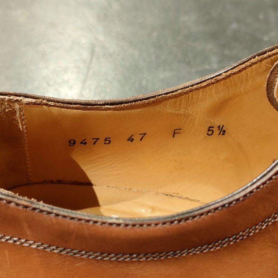 【Santoni】サントーニ 9475 Uチップ ブラウン サイズUK7
