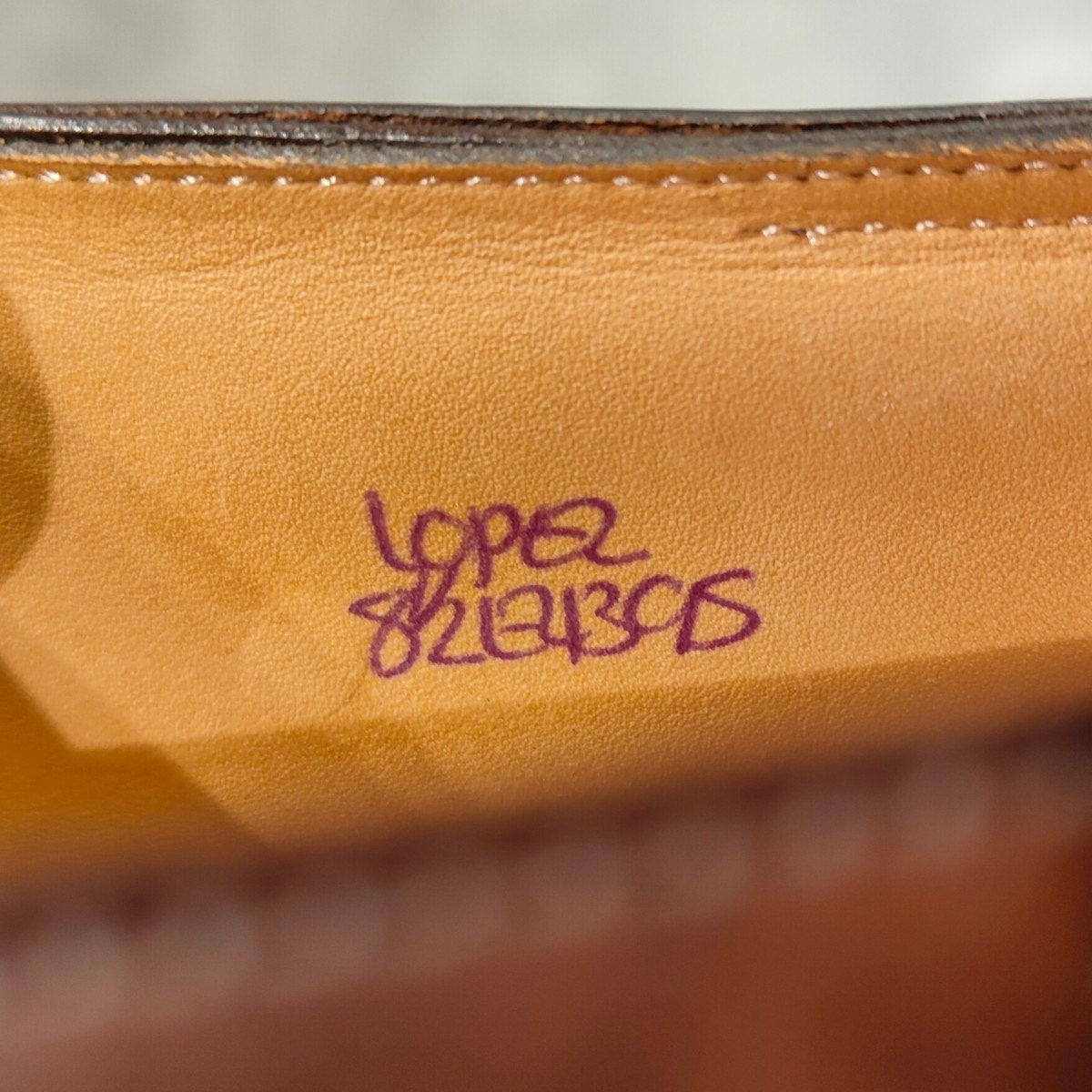 希少 使用数回 【JOHN LOBB】ジョンロブ 旧ロゴ ロペス ローファー ミュージアムカーフ ダークブラウン サイズ UK8.5E 4395ラスト 参考定価¥269,500-