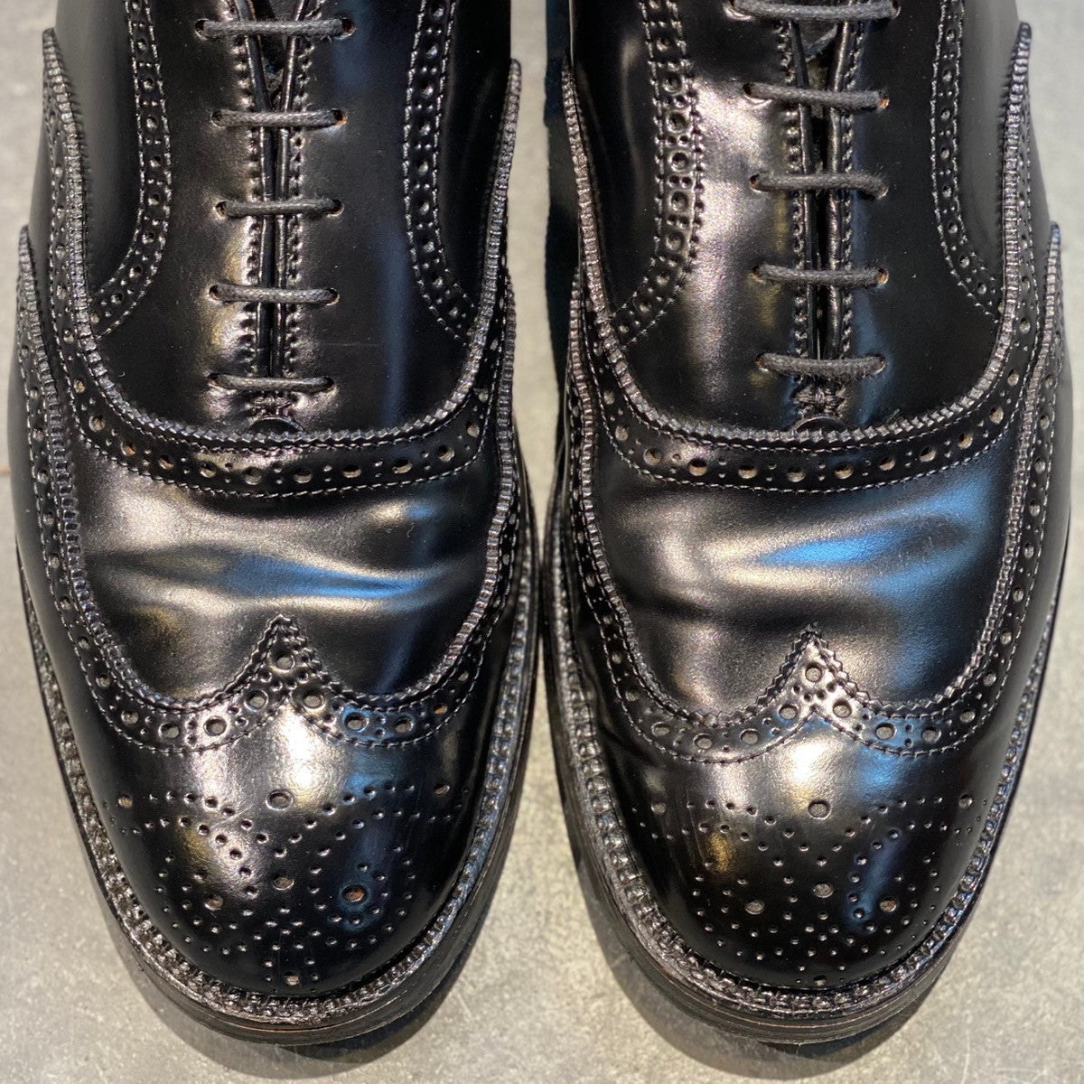 【ALDEN】オールデン ウイングチップ 9741 コードバン ブラック サイズ US8D ラスト