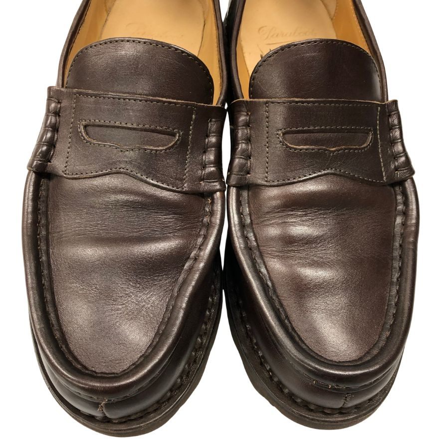 【PARABOOT】パラブーツ ローファー リスレザー ブラウン(茶系) サイズ 8 ラスト