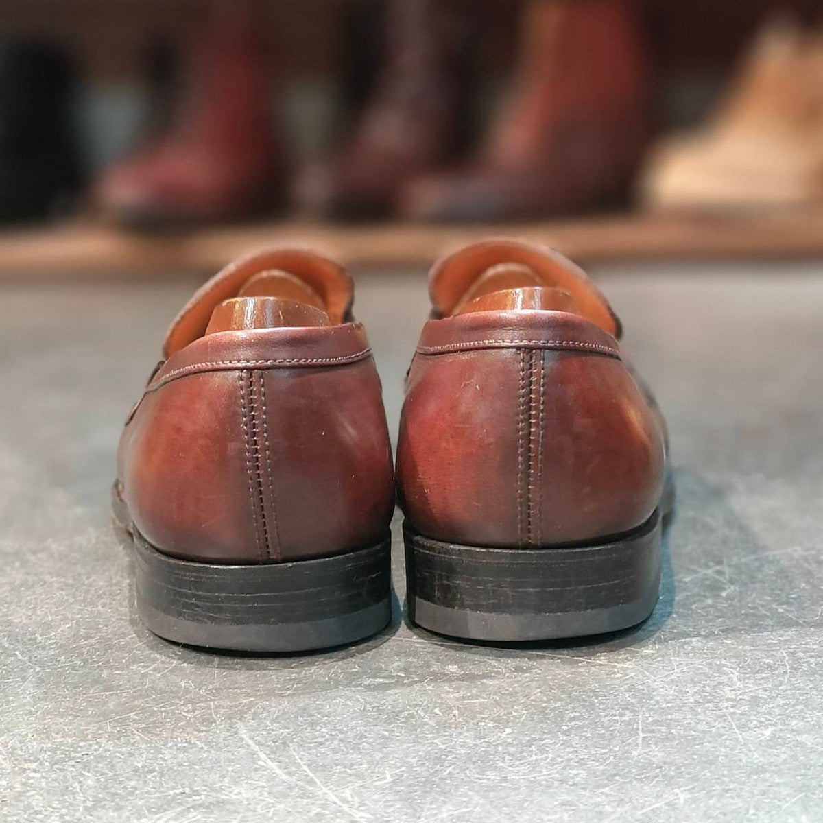 【J.M.WESTON】ジェイエムウエストン ウエストンヴィンテージ シグネチャーローファー 180 カーフ ブラウン系 サイズ 7C 41ラスト