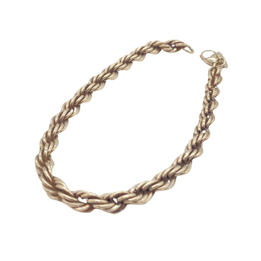 【美品】Tiffany ティファニー ツイスト チェーン ブレスレット 925 TIFFANY & CO.】ティファニー ツイストチェーンブレスレット