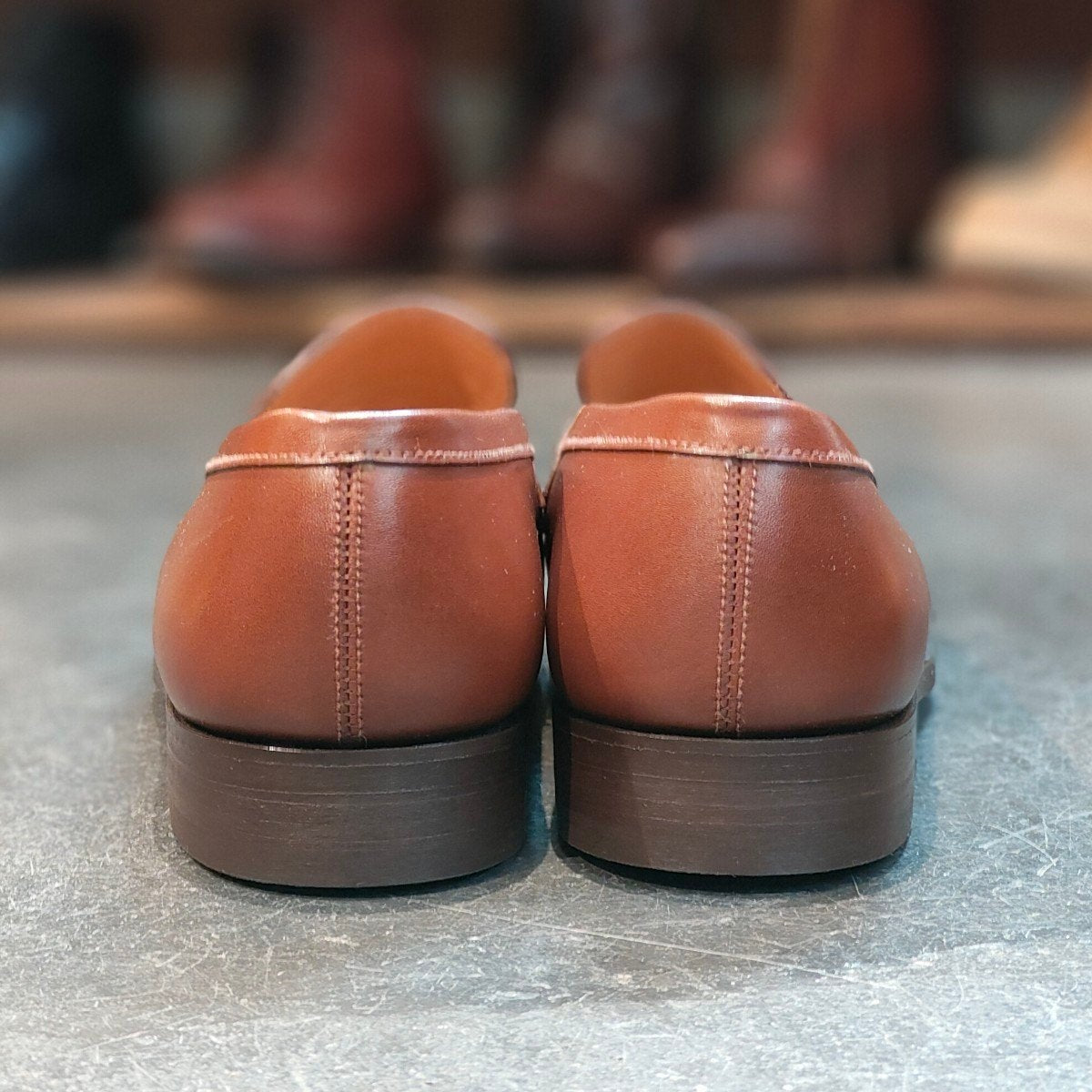 希少 新品未使用 【J.M.WESTON】ジェイエムウエストン 180 シグニチャーローファー ロシアンカーフ タンブラウン サイズ UK7D 41ラスト