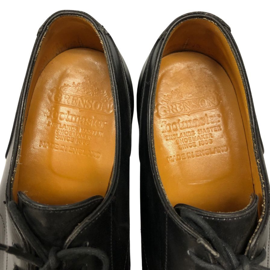 使用数回 【GRENSON】グレンソン フットマスター キャップトゥ カーフ ブラック サイズUK8.5
