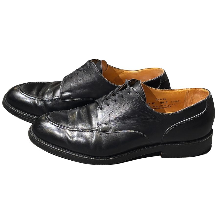 【CROCKETT&JONES】クロケット&ジョーンズ ビジネスシューズ ブラック(黒) サイズ UK8.5E ラスト