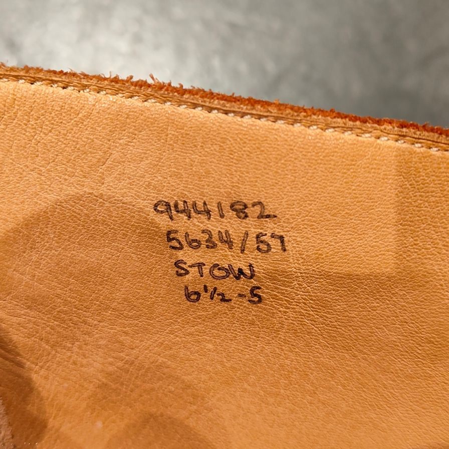 【Tricker’s】トリッカーズ ストウ ブーツ カーフ ベージュ サイズ UK6.5 参考定価¥132,000-