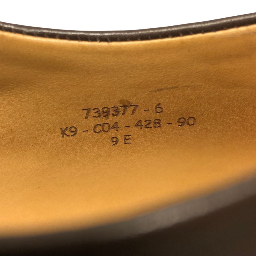 【J.M.WESTON】ジェイエムウエストン 428 ビジネスシューズ カーフ ブラウン(茶系) サイズ 9 ラスト