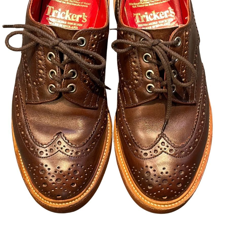 【Tricker's】トリッカーズ 75633 ビジネスシューズ ブラウン(茶系) サイズ UK7.5 ラスト