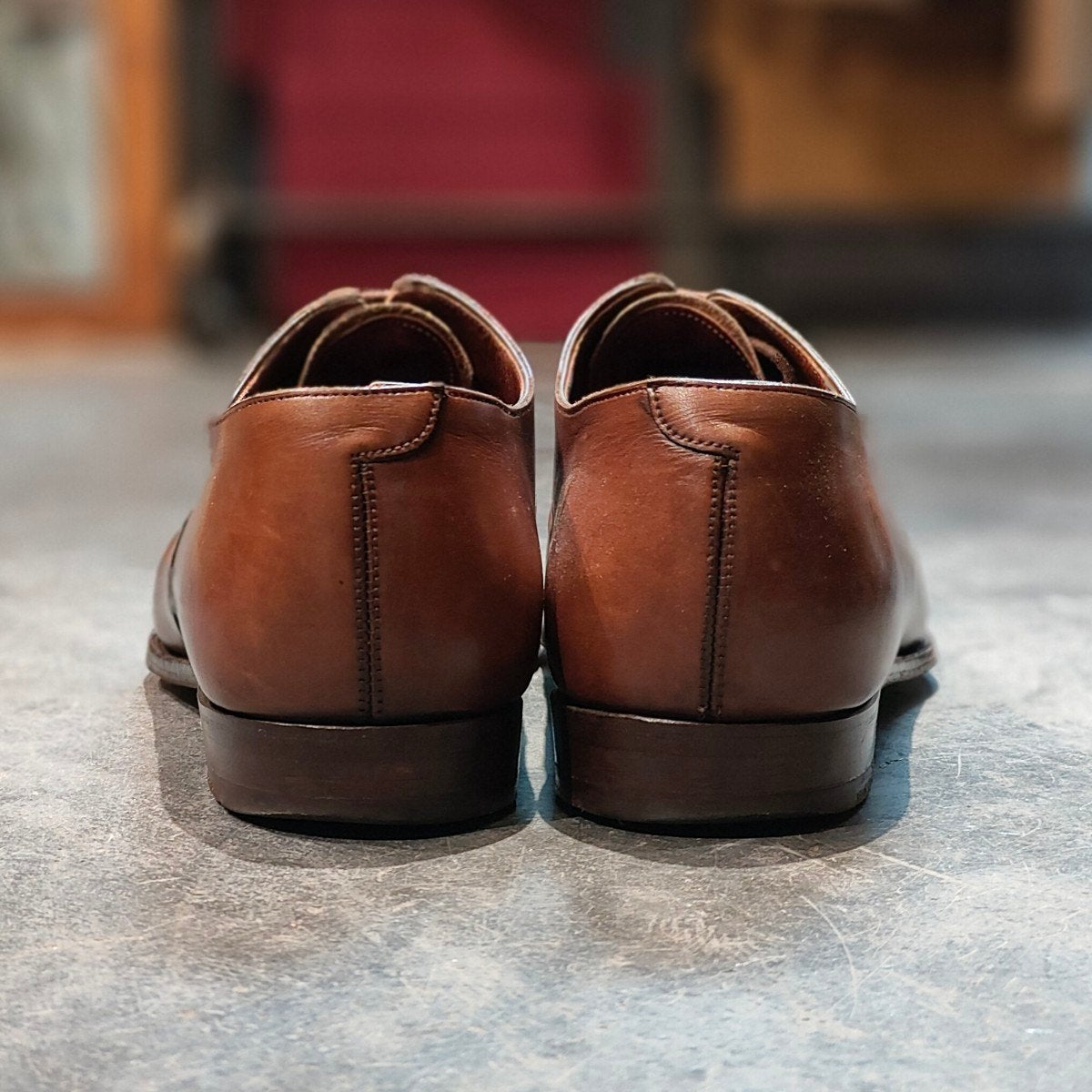 【CROCKETT&JONES】クロケット&ジョーンズ オードリー3ストレートチップ カーフ ブラウン サイズ UK8.5E