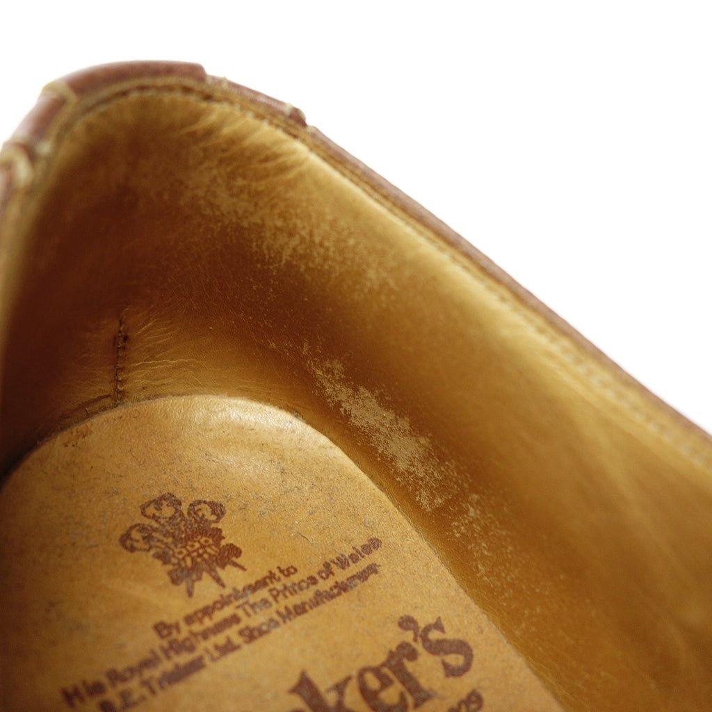 【Tricker’s】トリッカーズ M5633 BOURTON ウイングチップ シボレザー マロン サイズ UK7.5