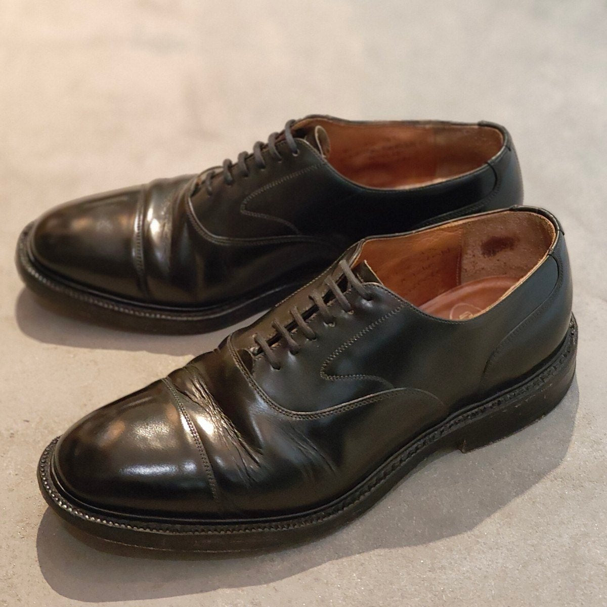 Church'sコンサル ４都市 黒 8ハーフ 27cm ストレートチップ 使用数回 【Church's】チャーチ コンサル ストレートチップ