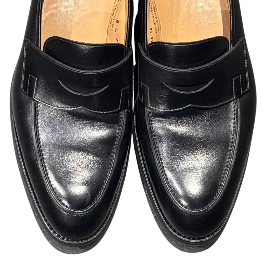 【CROCKETT&JONES】クロケット&ジョーンズ 6414 ローファー ブラック(黒) サイズ UK9E ラスト