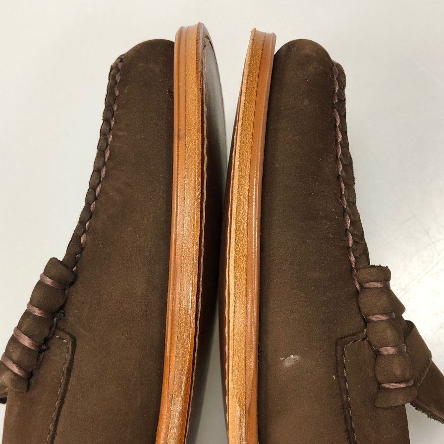 新品未使用 【G.H.Bass&Co. 】 ジーエイチバス 11711D ラーソン ローファー ヌバック ブラウン サイズ US7