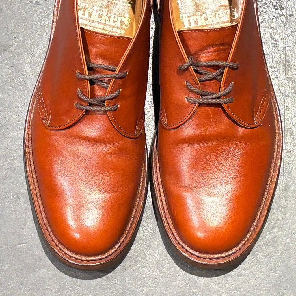 【Tricker's】トリッカーズ ウィンストン チャッカブーツ M7468 カーフ ブラウン サイズUK6.5
