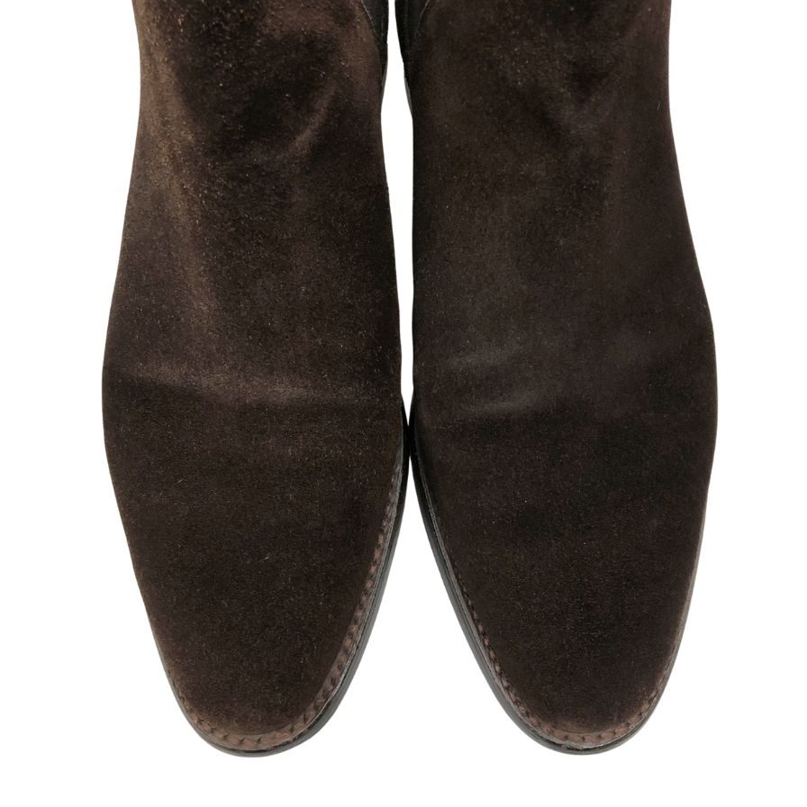 【CROCKETT&JONES】クロケット&ジョーンズ ブーツ スエード ブラウン(茶系) サイズ 8 341ラスト