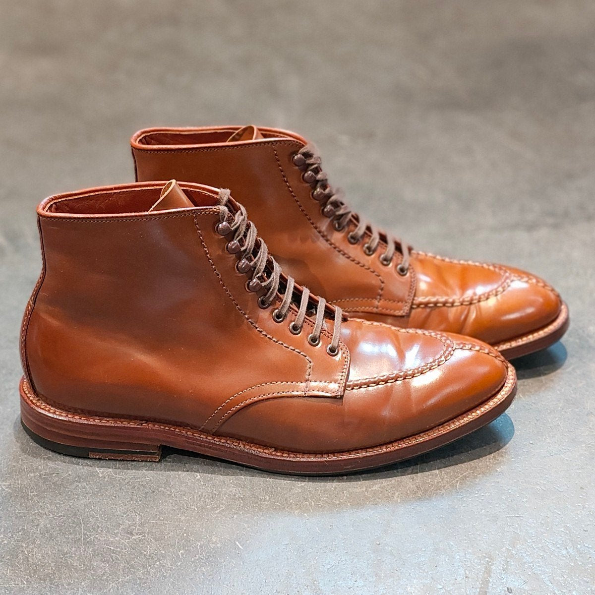希少 使用数回 【ALDEN】オールデン The Shoe Mart別注 4030 NST タンカーブーツ コードバン ラベロ サイズUS9D アバディーンラスト