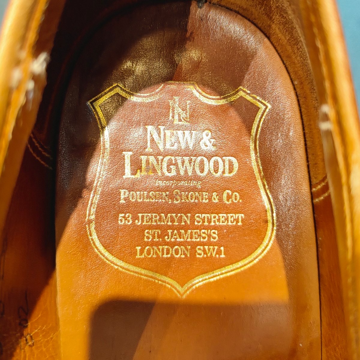【CROCKETT&JONES】クロケット&ジョーンズ ニュー&リングウッド別注 バタフライローファー カーフ ブラウン サイズ UK6EE 302ラスト