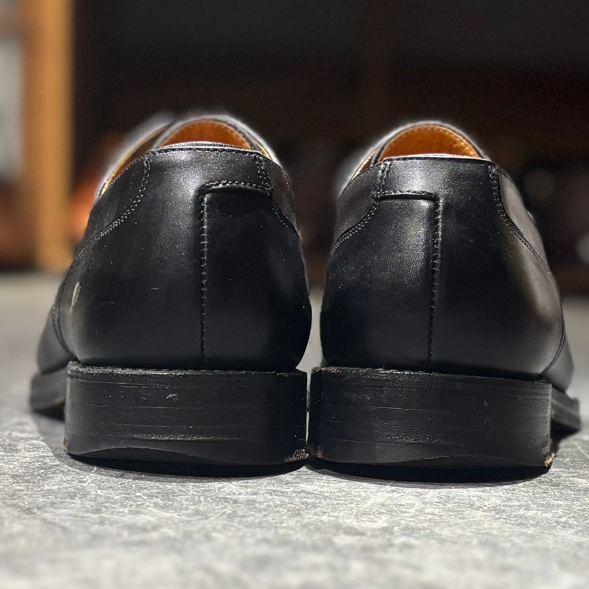 【CROCKETT&JONES】クロケット&ジョーンズ レザーシューズ オンスロー Uチップ カーフ ブラック サイズ UK8.5E