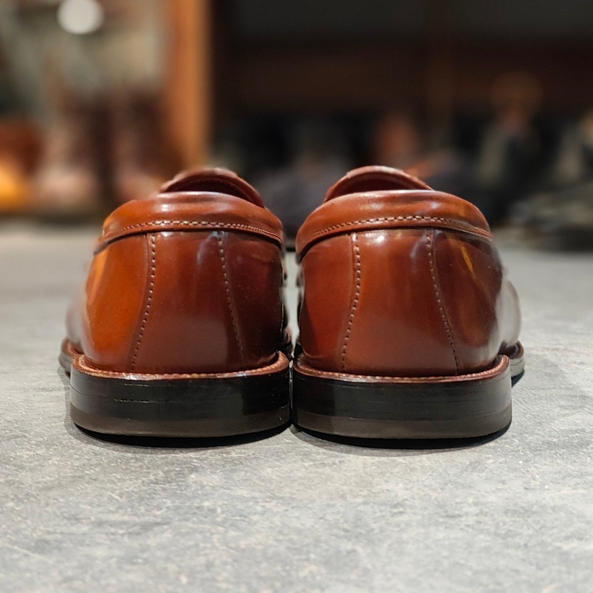 希少 美品 【ALDEN】オールデン オールデンショップサンフランシスコ別注 6754 ペニーローファー コードバン ラベロ サイズ US10.5E バンラスト