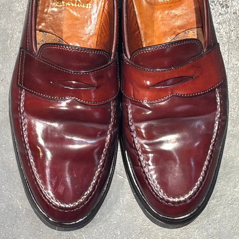 【ALDEN】オールデン ペニーローファー 99161 ビームスプラス別注 コードバン ダークバーガンディ サイズUS10.5D バンラスト