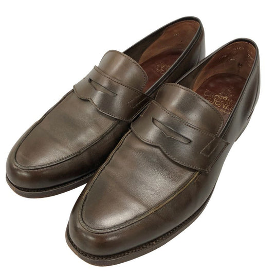 【CROCKETT&JONES】クロケット&ジョーンズ  ビジネスシューズ カーフ ブラウン(茶系) サイズ UK7.5F ラスト