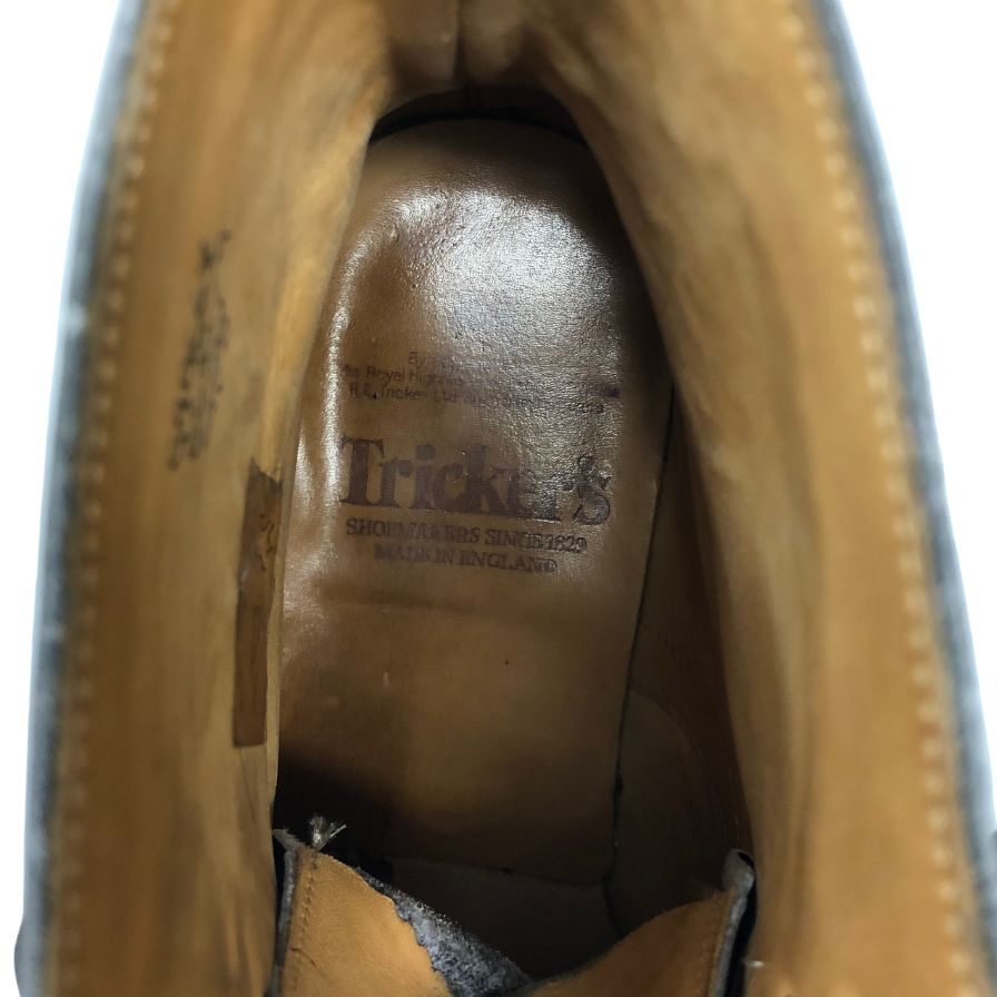 美品【Tricker´s】トリッカーズ 5634 ストウ カントリーブーツ レザー ブラック サイズ UK9