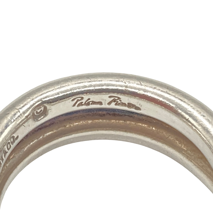 【TIFFANY & CO.】ティファニー パロマピカソ クロスシルバーリング SV925 14号相当 Paloma Picasso