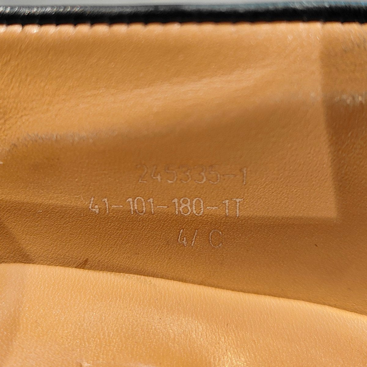 【J.M.WESTON】ジェイエムウエストン 180 シグニチャーローファー ボックスカーフ ブラック サイズ UK4.5C 41ラスト 定価¥156,200-