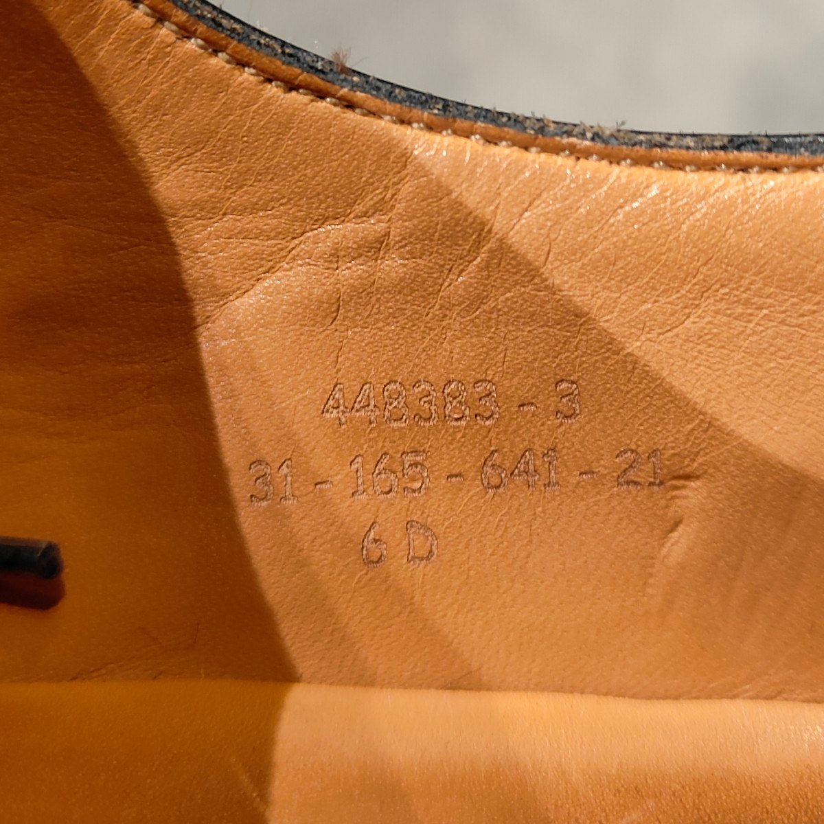 【J.M.WESTON】ジェイエムウエストン 641 ゴルフ Uチップ ブルーボックスカーフ サイズ UK6D 31ラスト 参考定価¥176,000-