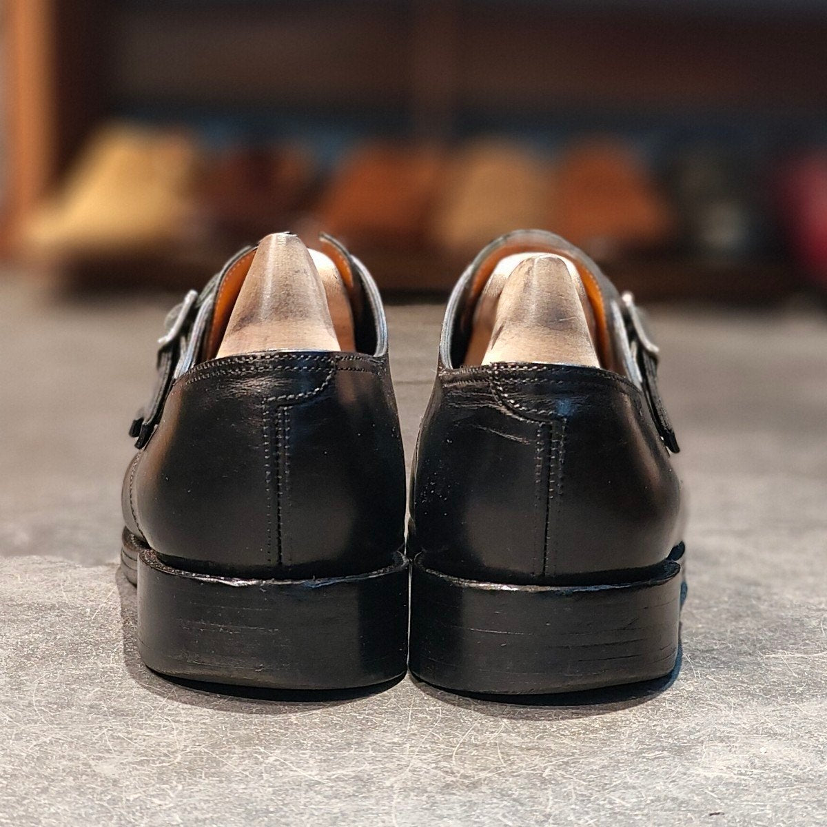 極美品【JOHN LOBB】ジョンロブ ウィリアム ダブルモンク カーフ ブラック サイズUK6E 9795ラスト 参考定価¥251,900-