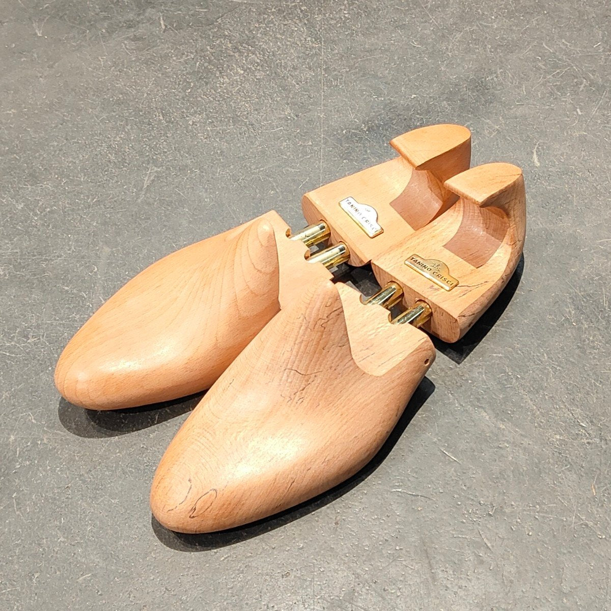 希少 新品未使用【TANINO CRISCI】タニノクチスチー ストレートチップ カーフ ブラック サイズ UK7