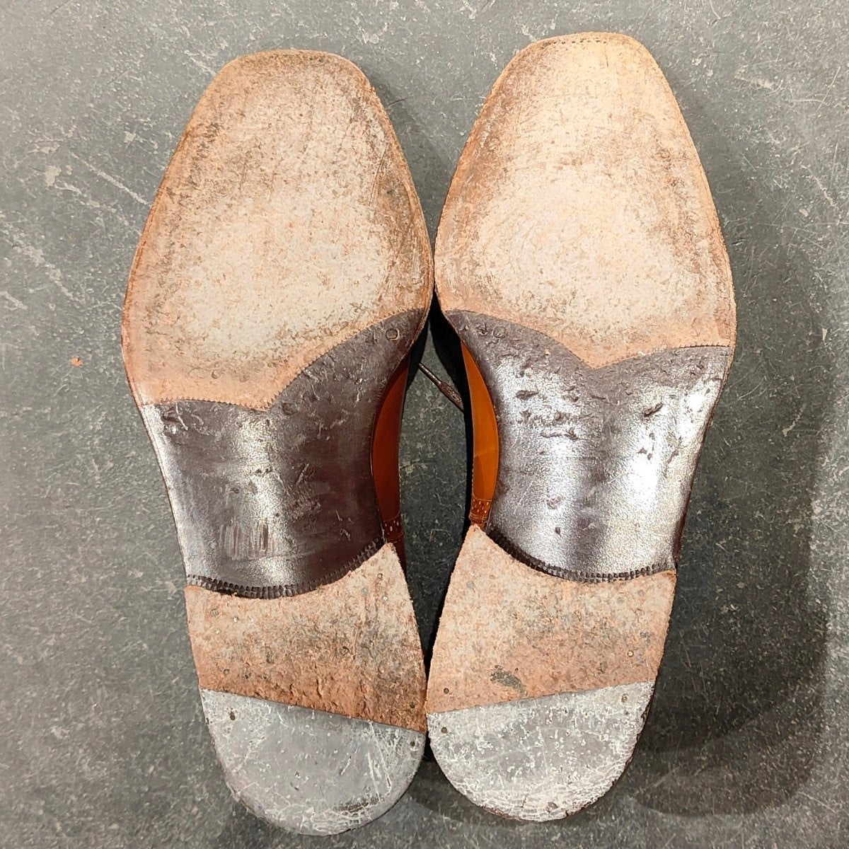 希少 美品【Stefano Bemer】ステファノベーメル セミブローグ カーフ ブラウン サイズ40